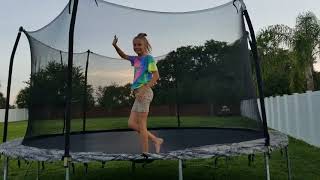 ABC Gymnastics challenge trampoline style [upl. by Zurc]