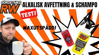 Testar Gör Det Med RW Alkalisk avfettning och schampo Maxutspädd [upl. by Ahsemrac]