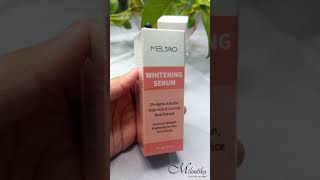 Melao whitening serum  bangla review  Milontika  Shormely  cosmetics [upl. by Hofmann]