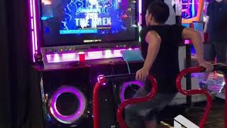 Guy nails foot dancing arcade game  Viral Video UK [upl. by Dualc26]