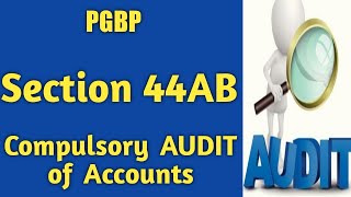 Tax audit us 44AB of income tax  PGBP section 44AB  New tax audit  Presumptive taxation [upl. by Joappa]