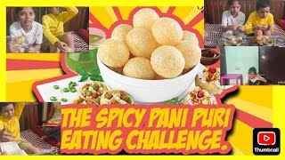 Golgappa Eating Challenge Video 📸30 Sec Golgappa Eating Challenge [upl. by Arria]