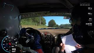 Rallye de Haute Saône 2024 MOREL LAMBERT ES4 6ième temps [upl. by Ferrick]