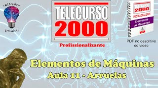 Telecurso 2000  Elementos de Máquinas  11 Arruelas [upl. by Nella103]