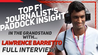 Lawrence Barretto Interview  In the Grandstand FULL chat about F1 insight and 2021 predictions [upl. by Donohue]