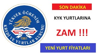 KYK YURTLARINA ZAM  YENİ KYK YURT FİYATLARI ZAMLI  GÜVENCE BEDELİ DEPOZİTO KAÇ TL OLDU [upl. by Arednaxela]