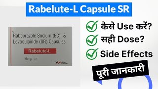 RabeluteL Capsule SR Uses in Hindi  Side Effects  Dose [upl. by Ynhoj]