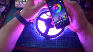 Bluetooth RGB LED Strip Controller duoCo [upl. by Ydner]