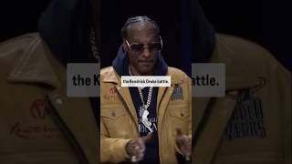 Snoop DoggKendrick Lamar Drake amp musicianship🎚️bars drdre snoopdogg itiswhatitistalk [upl. by Gyimah]