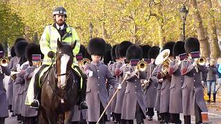 RTR March to the Cenotaph 2017Band of The Scots Guards [upl. by Sherye]