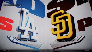 Mlb the show 24 PS5 Gameplay Los Angele Dogers vs San Diego ￼Padres opening Day [upl. by Gierk]