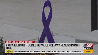 YWCA kicks off domestic violence awareness month [upl. by Potash]