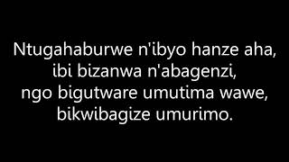 Umurunga wiminsi by Alexis Kagame Aho wenda kibondo Karahanyuze lyrics by Achille [upl. by Reeher]