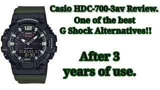 Casio HDC7003av Review After 3 years of usage One of the the best Gshock alternatives [upl. by Hisbe455]