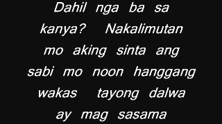 Dahil ba sa kanya jaya with lyrics [upl. by Hauser]