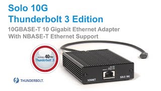 Sonnet Solo 10G Thunderbolt 3 Edition Quick Product Overview [upl. by Burchett318]