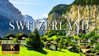 FLYING OVER SWITZERLAND 4K UHD  Relaxing Music With Stunning Beautiful Nature 4K Video Ultra HD [upl. by Tito]