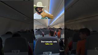 DERRAMADO NO AVIÃO 🤣✈️ [upl. by Yelac662]