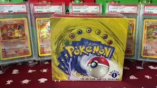 78000 Highest Publicly Sold Pokemon Item 1999 1st Edition Base Set Box  Authenticity [upl. by Yllatan]