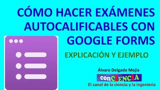 👍 CÓMO HACER EXÁMENES AUTOCALIFICABLES en GOOGLE FORMS [upl. by Calbert]