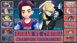 KIERAN vs CYNTHIA  Pokémon Champion Tournament Battle 5 [upl. by Marti584]