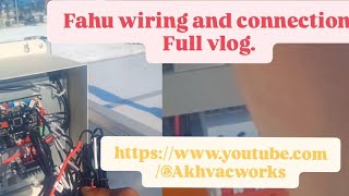 Vrf wiring and connection full detail vlogairhandlingunitautomobile shortvideo vlogvrfAcuae [upl. by Aled]