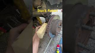 Remove Stuck Rotor diy [upl. by Haraz]