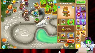 Bloons TD6 Streambed Hard Multiplayer round 1 to 100 [upl. by Pedaias]