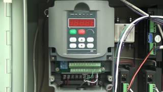 Huanyang VFD 22kw pt12  Wiring [upl. by Esinad]