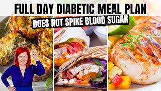 EASY Diabetes Friendly Recipes  FULL DAY Of Low Carb Meals To Control Blood Sugar [upl. by Ariahaj]