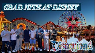 16 Hours In DISNEYLAND GRAD NITE VLOG [upl. by Isidore]