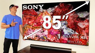 Amazing 85quot Sony X95L MiniLED TV [upl. by Johnsten251]