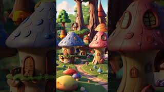 Домики грибы  Таинственная спальня Mushroom houses  Mystery bedroom shorts [upl. by Suinuj445]