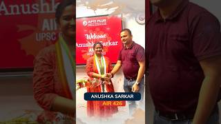 Anushka Sarkar from Kolkata  Rank426 UPSC CSE 2023 upsctopper [upl. by Noiek760]