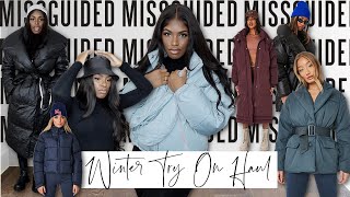 MISSGUIDED WINTER TRY ON HAUL 2022  COATS  HATS  SHOES  iDESIGN8 [upl. by Eeramit]