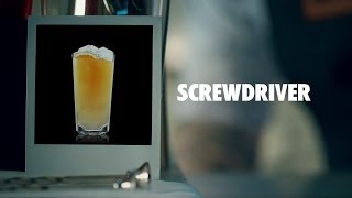 SCREWDRIVER DRINK RECIPE  HOW TO MIX [upl. by Ataymik]