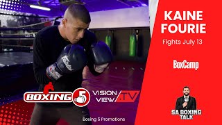 Kaine Fourie Fights for IBF Continental Africa Title vs Siseko Makeleni Boxing 5 Promotions July 13 [upl. by Nylatsirk]