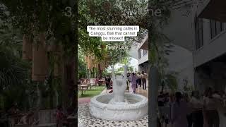 Do NOT miss these aesthetic cafes in Bali🇮🇩 ashortaday bali balitravel balitrip viralvideo [upl. by Langbehn]