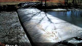 DamIt Dams Portable  Temporary Cofferdam Process [upl. by Nivag539]