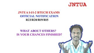 JNTUA 1112 BTECH EXAMS OFFICIAL NOTIFICATIONjntua [upl. by Swihart]