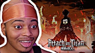 FIRST TIME REACTING Attack On Titan All Openings 18 [upl. by Telford334]