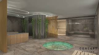 VirginiaWaterBathroomDesigns luxurious LuxuryBathroomDesign by Concept Virtual Design [upl. by Ahsie]