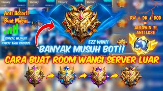 BANYAK MUSUH BOT CARA PUSH RANK KETEMU MUSUH GAMPANG PAKAI VPN MOBILE LEGENDS SEASON 30 ANTI BOCOR [upl. by Gabriell]