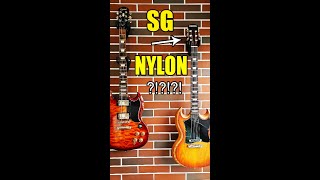 Guitarra SG Nylon  A primeira do mundo é do Brasil nylonstring sgguitar [upl. by Seitz]