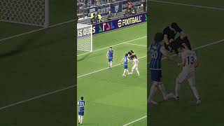 Okazaki Top right Corner Shoot efootball football goal pes realmadrid okazaki [upl. by Rufena]