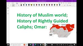 History of Muslim world    History of Rightly Guided Caliphs Omar   44 caliphomar upsc ias [upl. by Natalee63]