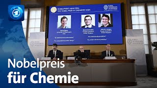 ChemieNobelpreis geht an drei Proteinforscher [upl. by Nerhe217]