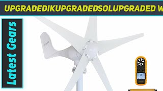 Pikasola Wind Turbine Generator Kit 400W 12V with 5 Blade  Short Review [upl. by Patric]