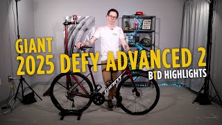 BTD Highlights  Giant 2025 Defy Advanced 2 Road Bike [upl. by Gemoets]