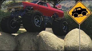 GTA 5  OffRoad Capability Testing  Cheval Marshall Monster Truck [upl. by Ruscio]